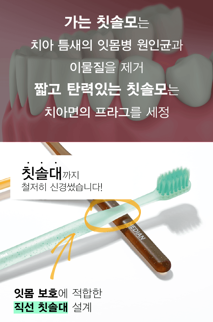 Bàn Chải Đánh Răng Median Natural Safe Tartar Care Toothbrush - Kallos Vietnam