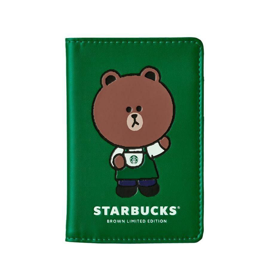 Bao Hộ Chiếu Starbucks Line Friends Green Passport Holder - Kallos Vietnam