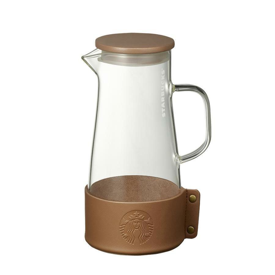 Bình Nước Starbucks Brown Siren Glass Jar - Kallos Vietnam