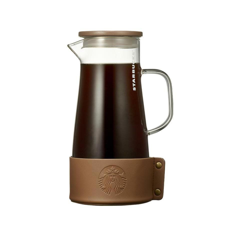 Bình Nước Starbucks Brown Siren Glass Jar - Kallos Vietnam