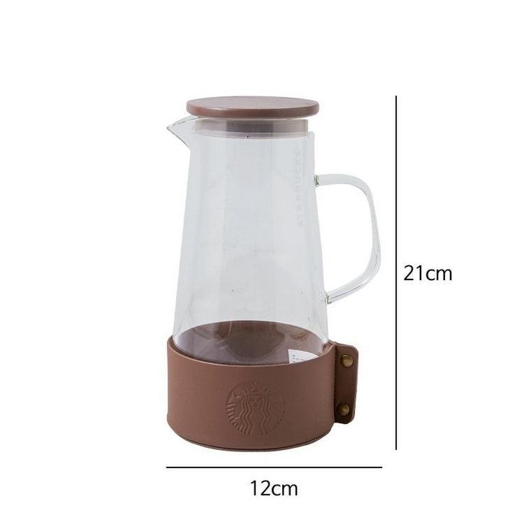 Bình Nước Starbucks Brown Siren Glass Jar - Kallos Vietnam