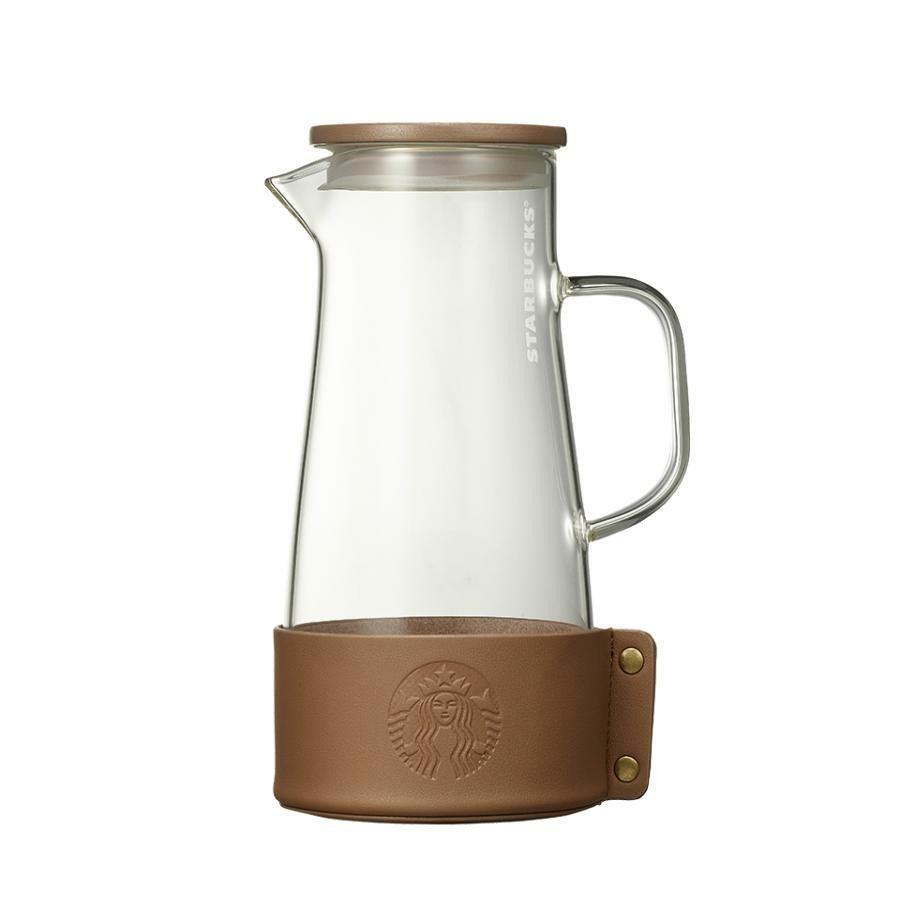 Bình Nước Starbucks Brown Siren Glass Jar - Kallos Vietnam