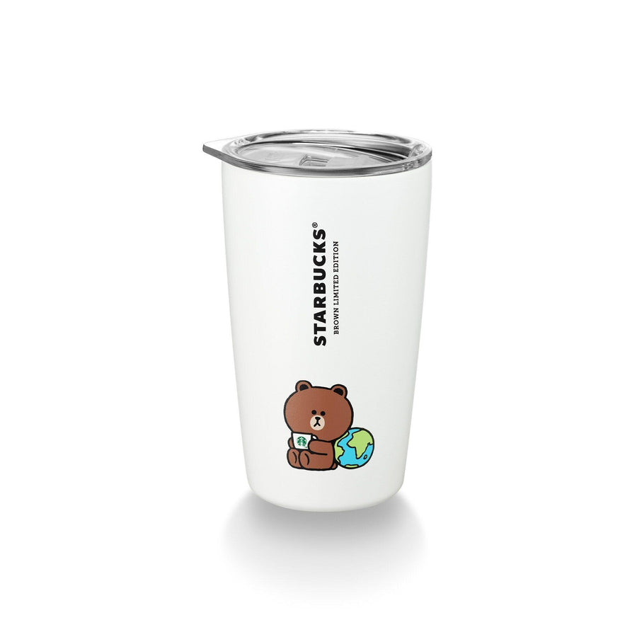 Bình Nước Starbucks Line Friends Brown Earth Day Stainless Steel Traveller Tumbler - Kallos Vietnam