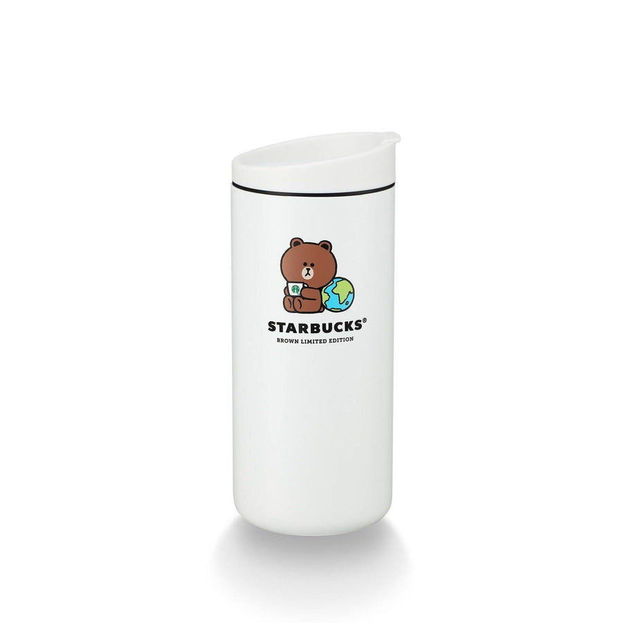 Bình Nước Starbucks Line Friends Brown Earth Day Stainless Steel Tumbler - Kallos Vietnam