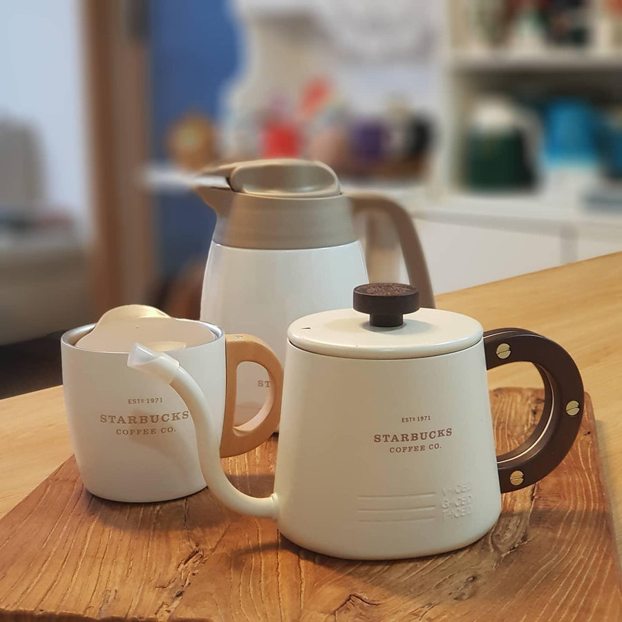 Bình Nước Starbucks White Starbucks Kettle - Kallos Vietnam