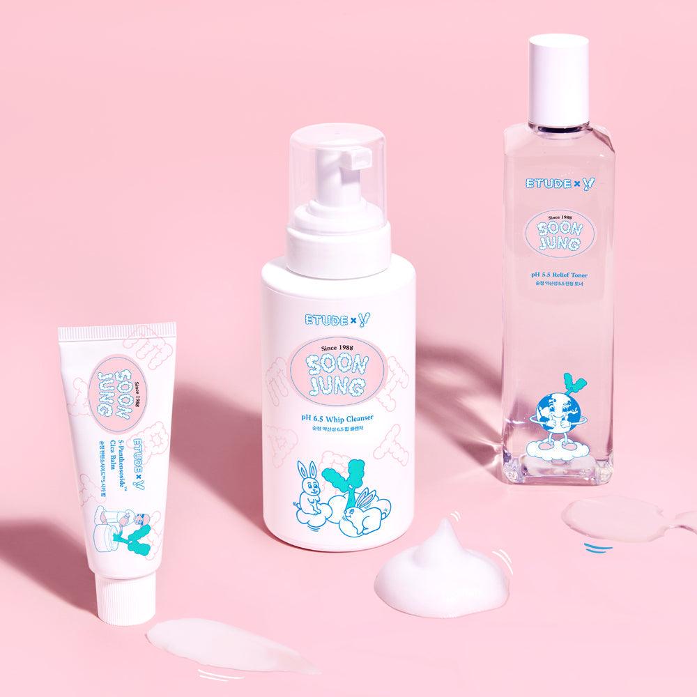 Bộ Dưỡng Da Etude House Soon Jung Toner 5 Cica Balm Vegan Special Set - Kallos Vietnam