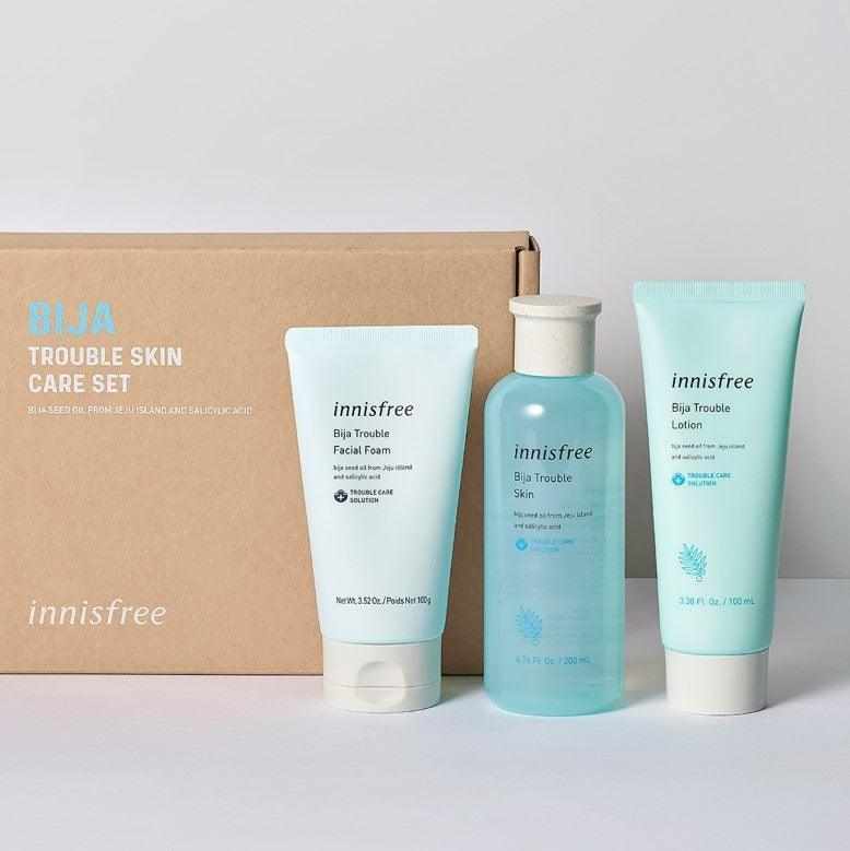 Bộ Dưỡng Da Innisfree Bija Trouble Skin Care Set - Kallos Vietnam