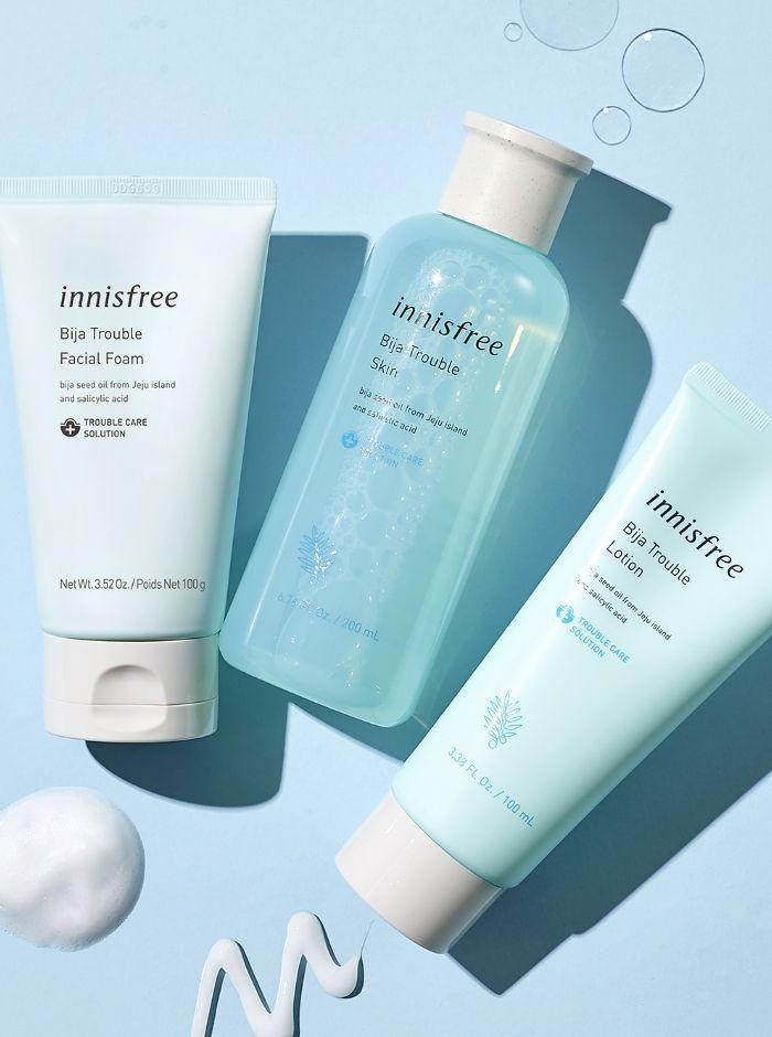 Bộ Dưỡng Da Innisfree Bija Trouble Skin Care Set - Kallos Vietnam