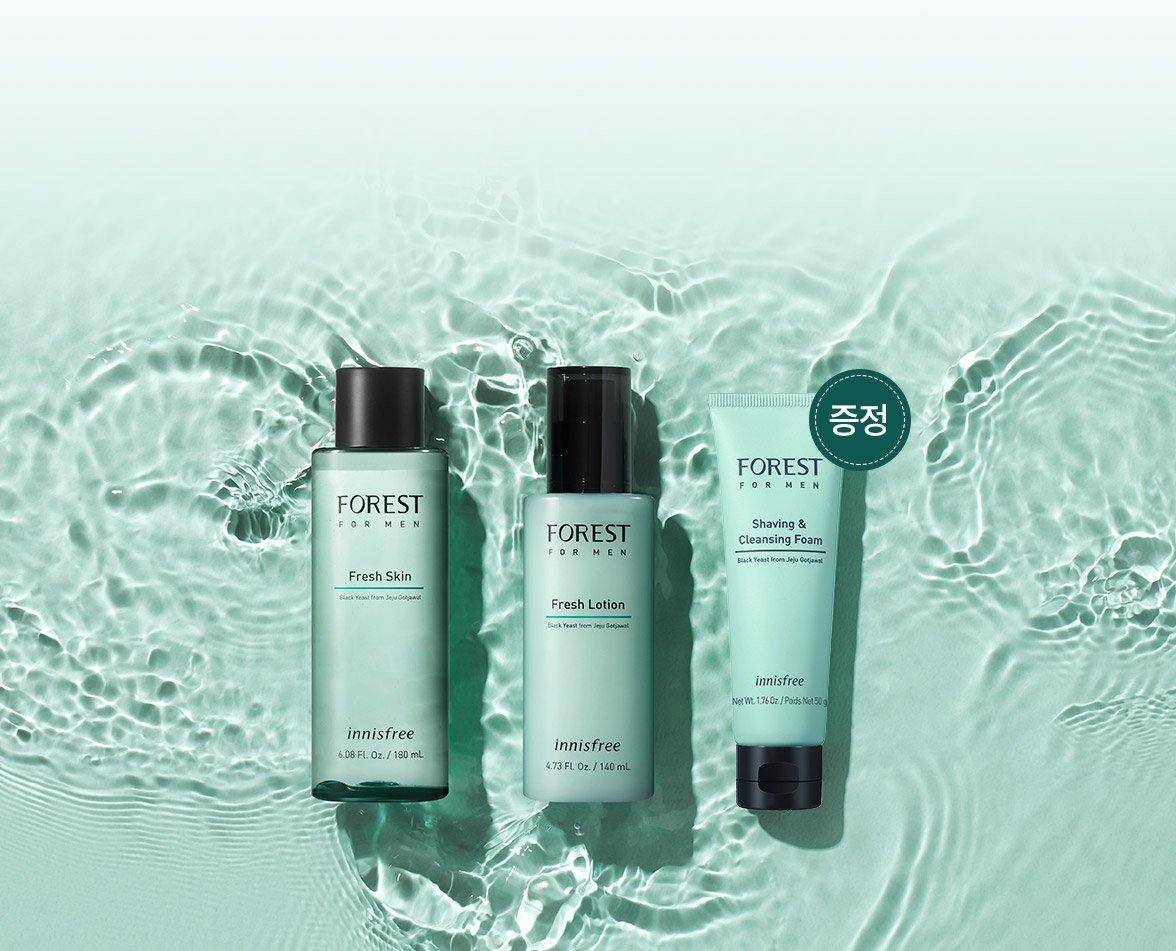 Bộ Dưỡng Da Innisfree Forest For Men Skin Care Set - Kallos Vietnam