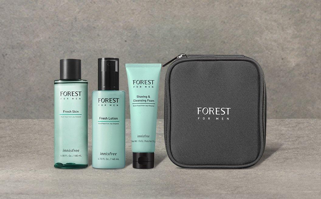 Bộ Dưỡng Da Innisfree Forest For Men Skin Care Set - Kallos Vietnam