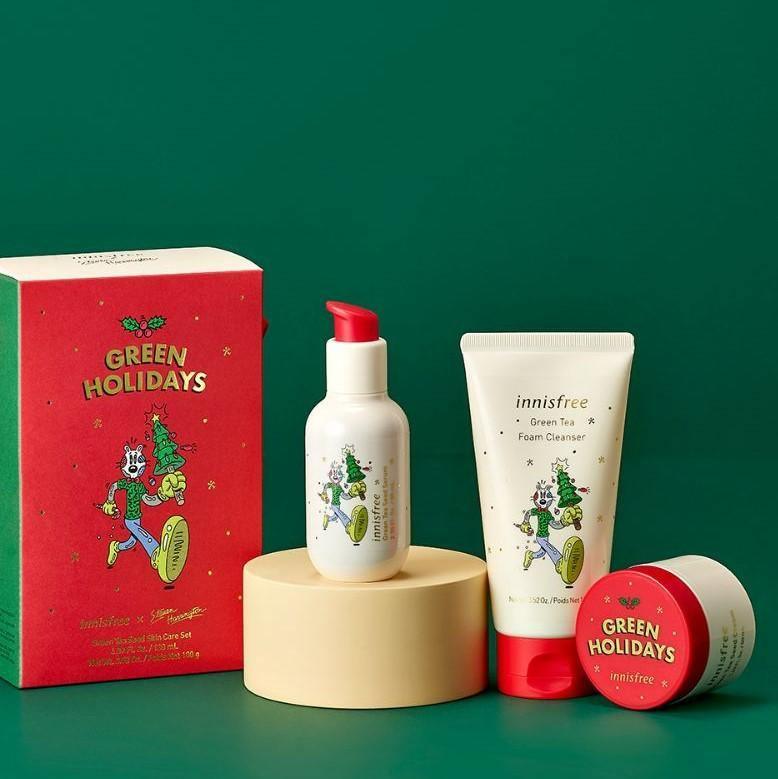 Bộ Dưỡng Da Innisfree Green Holidays Green Tea Seed Skin Care Set - Kallos Vietnam