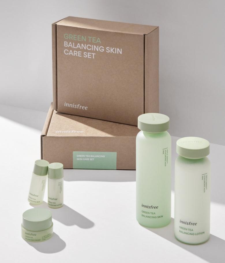 Bộ Dưỡng Da Innisfree Green Tea Balancing Skin Care Set - Kallos Vietnam