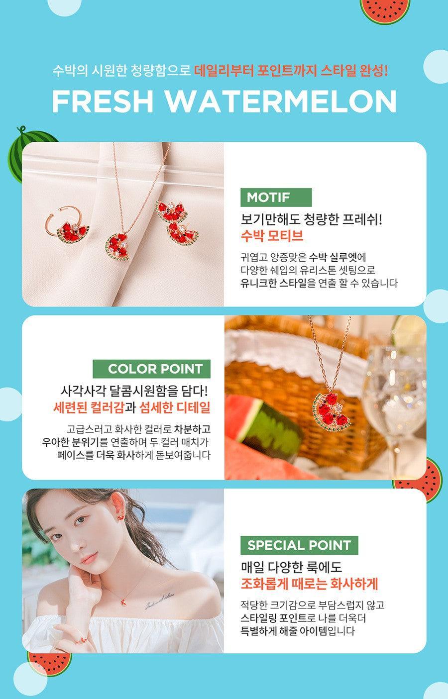 Bộ Trang Sức Wing Bling Fresh Moment Watermelon - Kallos Vietnam