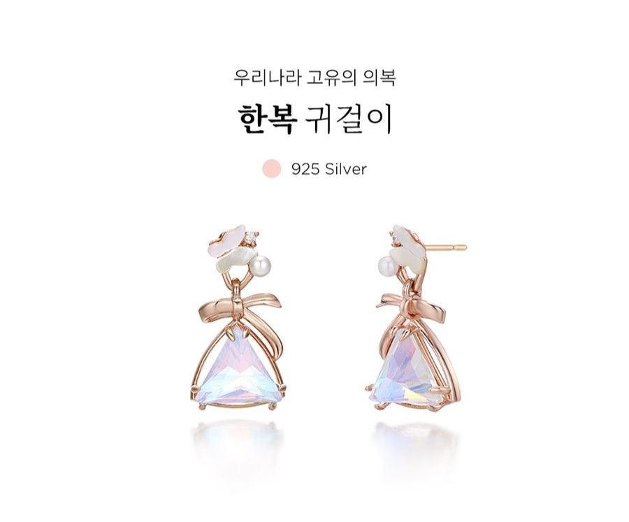 Bông Tai Wing Bling 925 Silver Hanbok Earrings - Kallos Vietnam