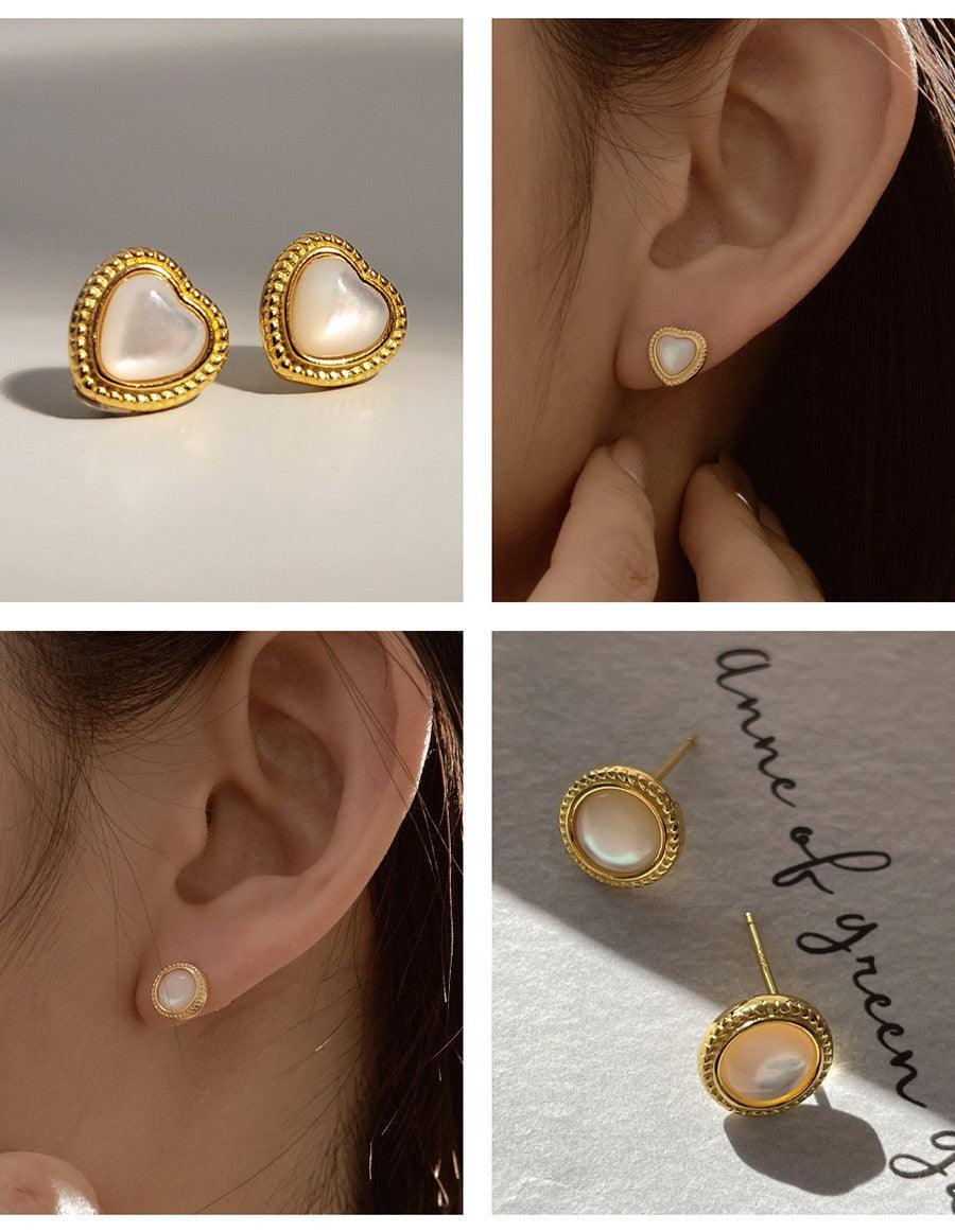 Bông Tai Wing Bling Adora Classic Mother Of Pearl Earrings - Kallos Vietnam