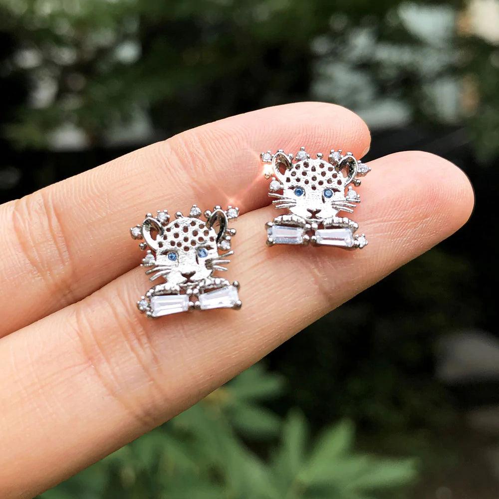 Bông Tai Wing Bling Endangered Snow Leopard Earrings - Kallos Vietnam