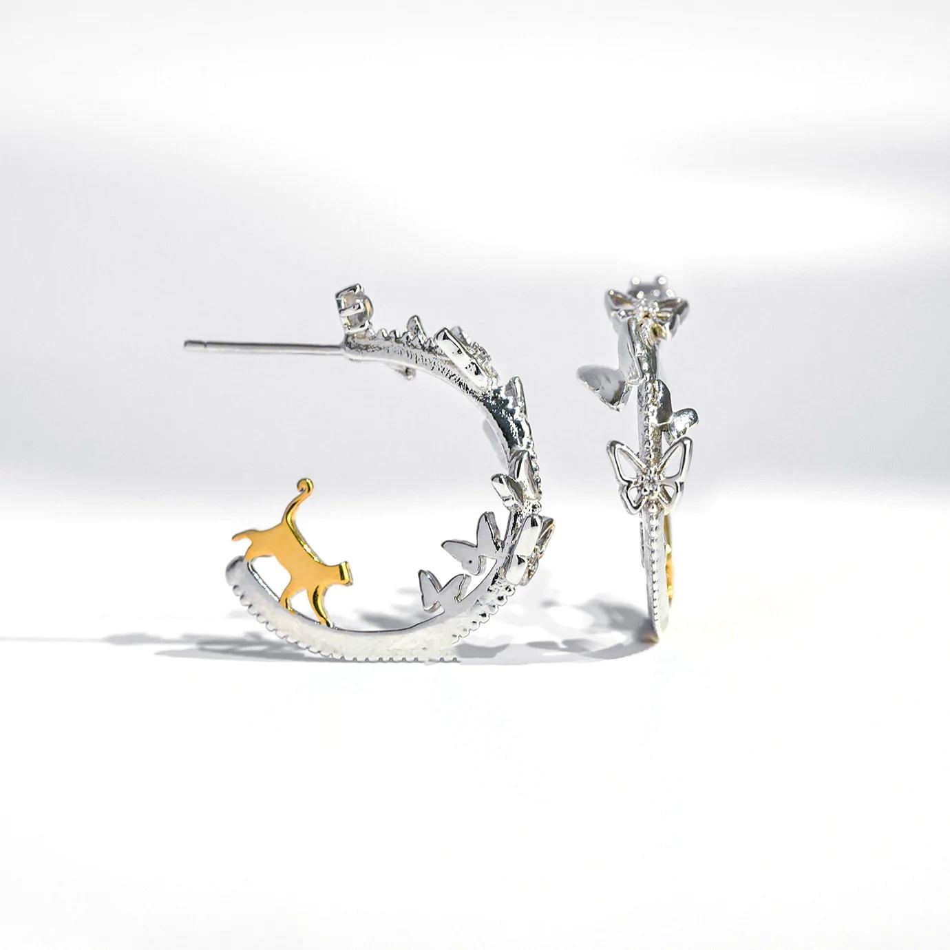 Bông Tai Wing Bling Garden Cat Wheel Earrings - Kallos Vietnam