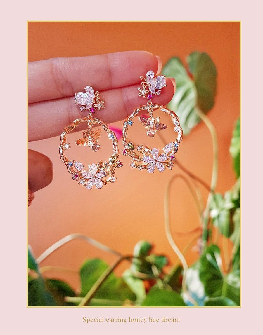 Bông Tai Wing Bling Honeybee Dream Earrings - Kallos Vietnam