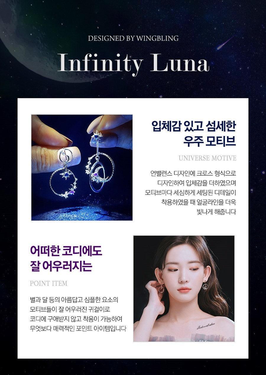 Bông Tai Wing Bling Infinity Luna Earrings - Kallos Vietnam