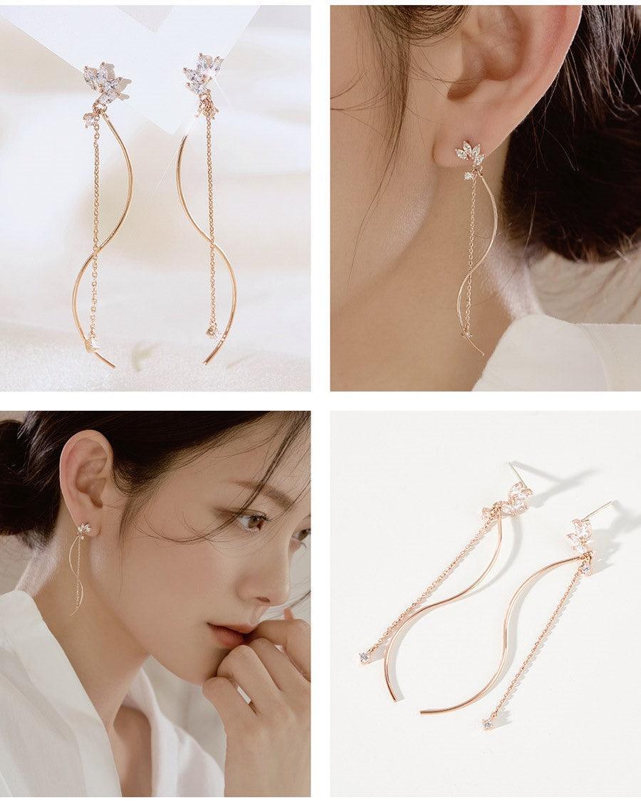 Bông Tai Wing Bling Lariat Drop Earrings - Kallos Vietnam