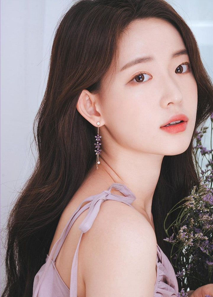 Bông Tai Wing Bling Lavender Bloom Earrings - Kallos Vietnam