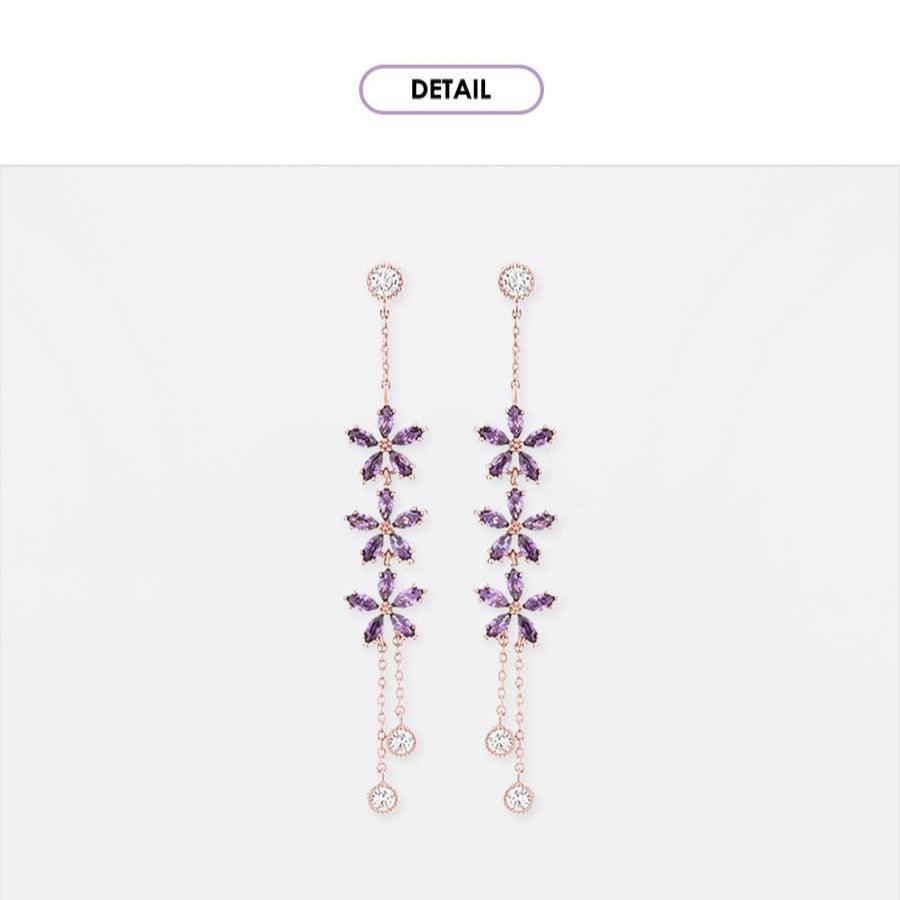 Bông Tai Wing Bling Lavender Bloom Earrings - Kallos Vietnam