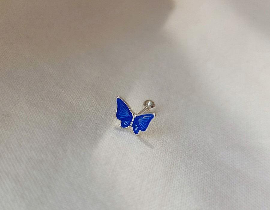 Bông Tai Wing Bling Misty Blue Butterfly Piercing - Kallos Vietnam