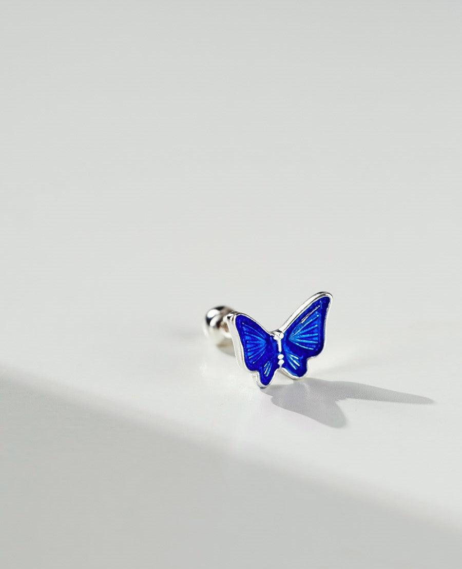 Bông Tai Wing Bling Misty Blue Butterfly Piercing - Kallos Vietnam