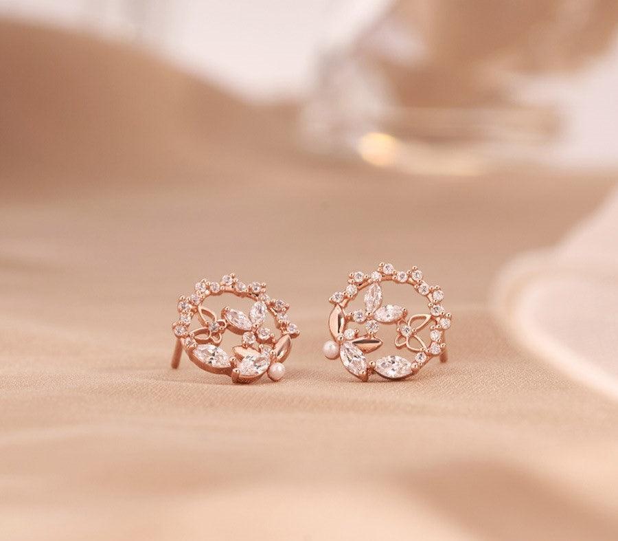 Bông Tai Wing Bling Nadia Flower Stud Earrings - Kallos Vietnam