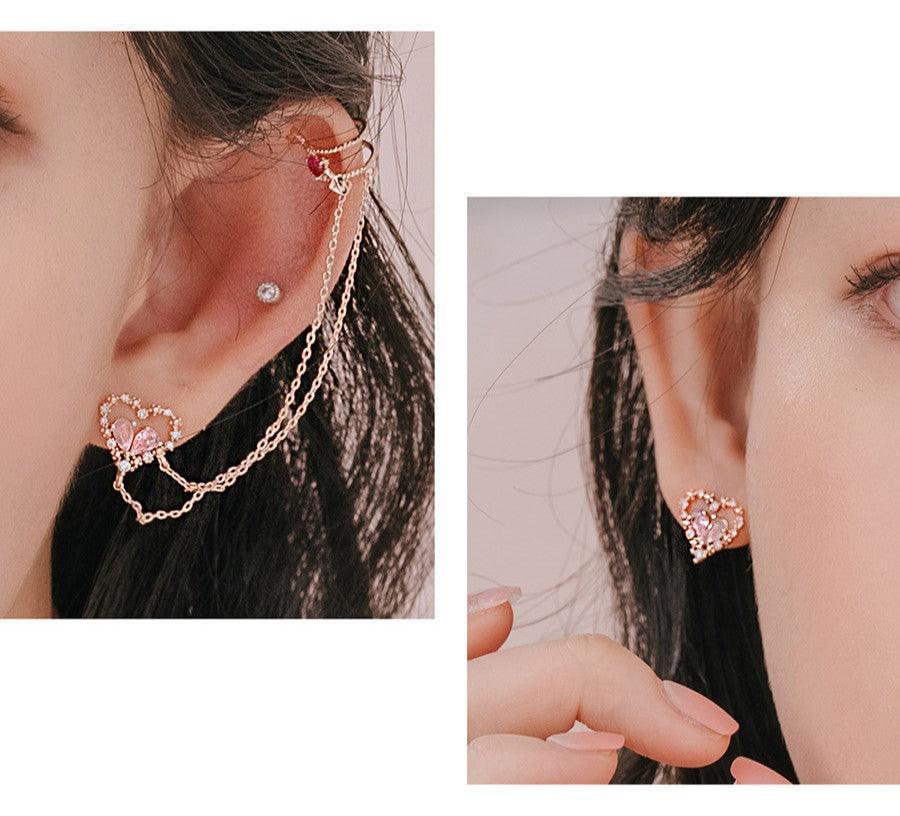 Bông Tai Wing Bling Pinkish Love Earrings - Kallos Vietnam