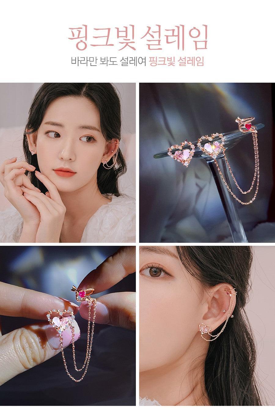 Bông Tai Wing Bling Pinkish Love Earrings - Kallos Vietnam