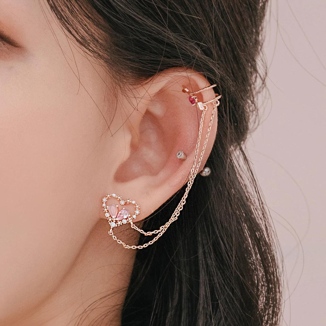 Bông Tai Wing Bling Pinkish Love Earrings - Kallos Vietnam
