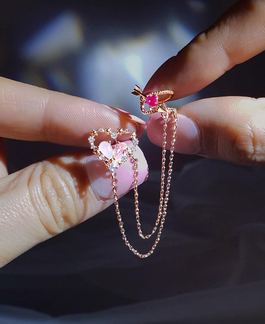 Bông Tai Wing Bling Pinkish Love Earrings - Kallos Vietnam