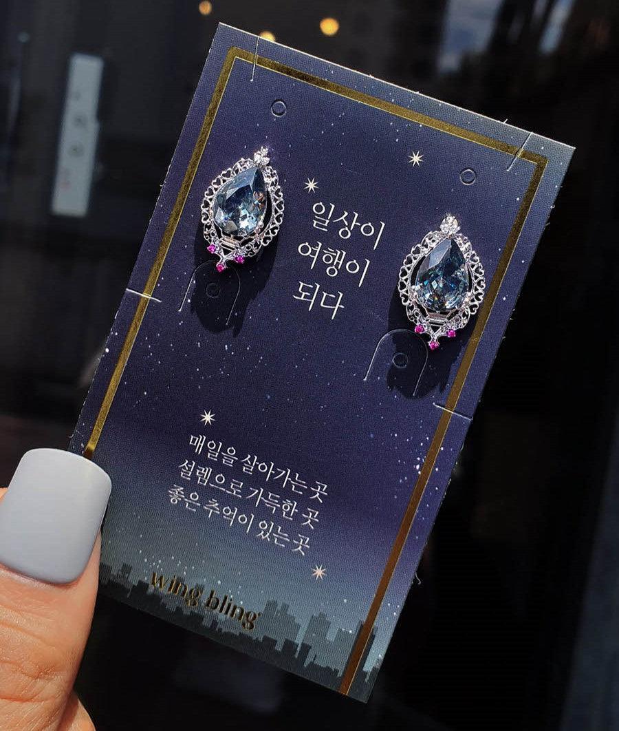 Bông Tai Wing Bling Seoul Blues Earrings - Kallos Vietnam