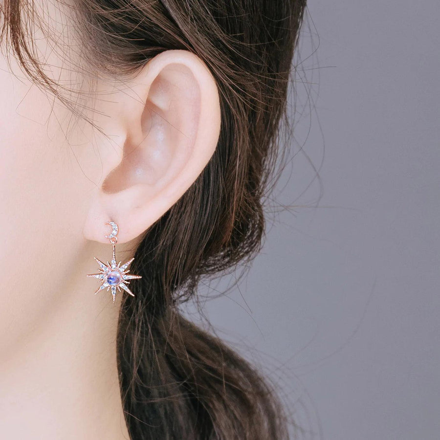 Bông Tai Wing Bling Sunshining Moonstone Earrings - Kallos Vietnam