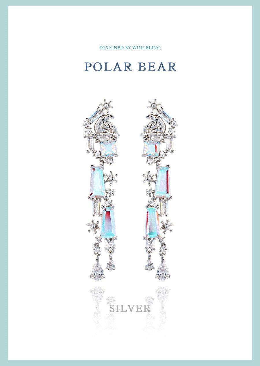 Bông Tai Wing Bling Tear Of Glacier 3 Polar Bear Earrings - Kallos Vietnam