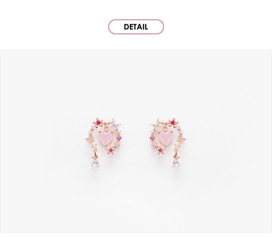 Bông Tai Wing Bling Trembling Heart Earrings - Kallos Vietnam