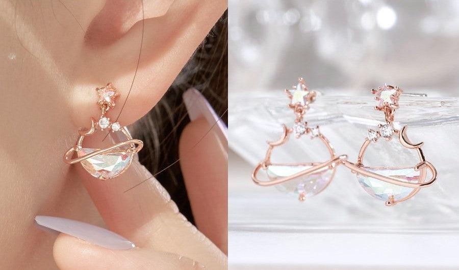 Bông Tai Wing Bling Venus Crystal Drop Earrings - Kallos Vietnam