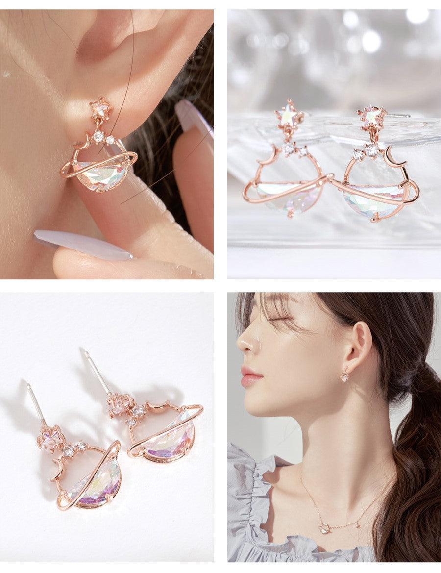 Bông Tai Wing Bling Venus Crystal Drop Earrings - Kallos Vietnam