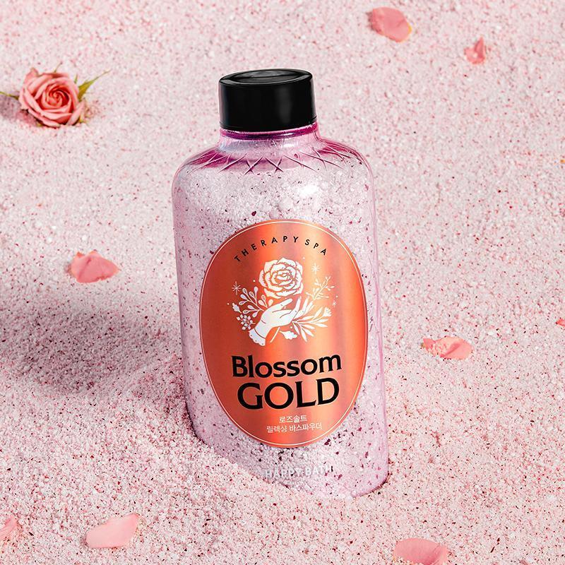 Bột Tắm Happy Bath Therapy Spa Rose Salt Relaxing Bath Powder - Kallos Vietnam