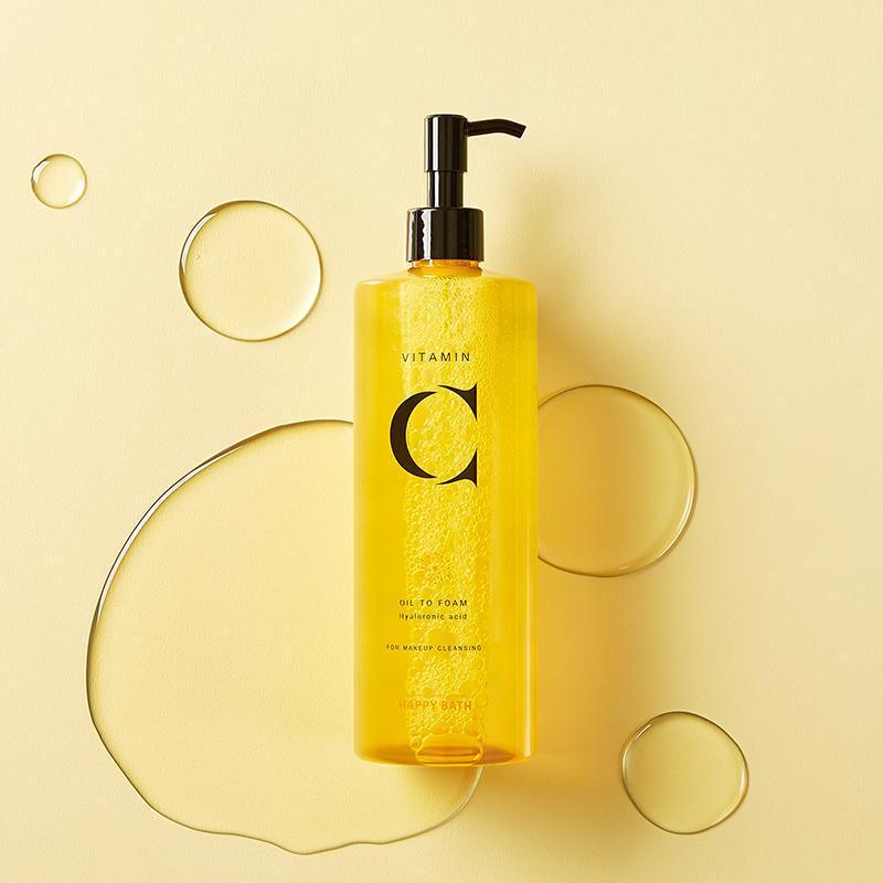 Dầu Rửa Mặt Happy Bath Vitamin C Makeup Cleansing Oil-to-Foam - Kallos Vietnam