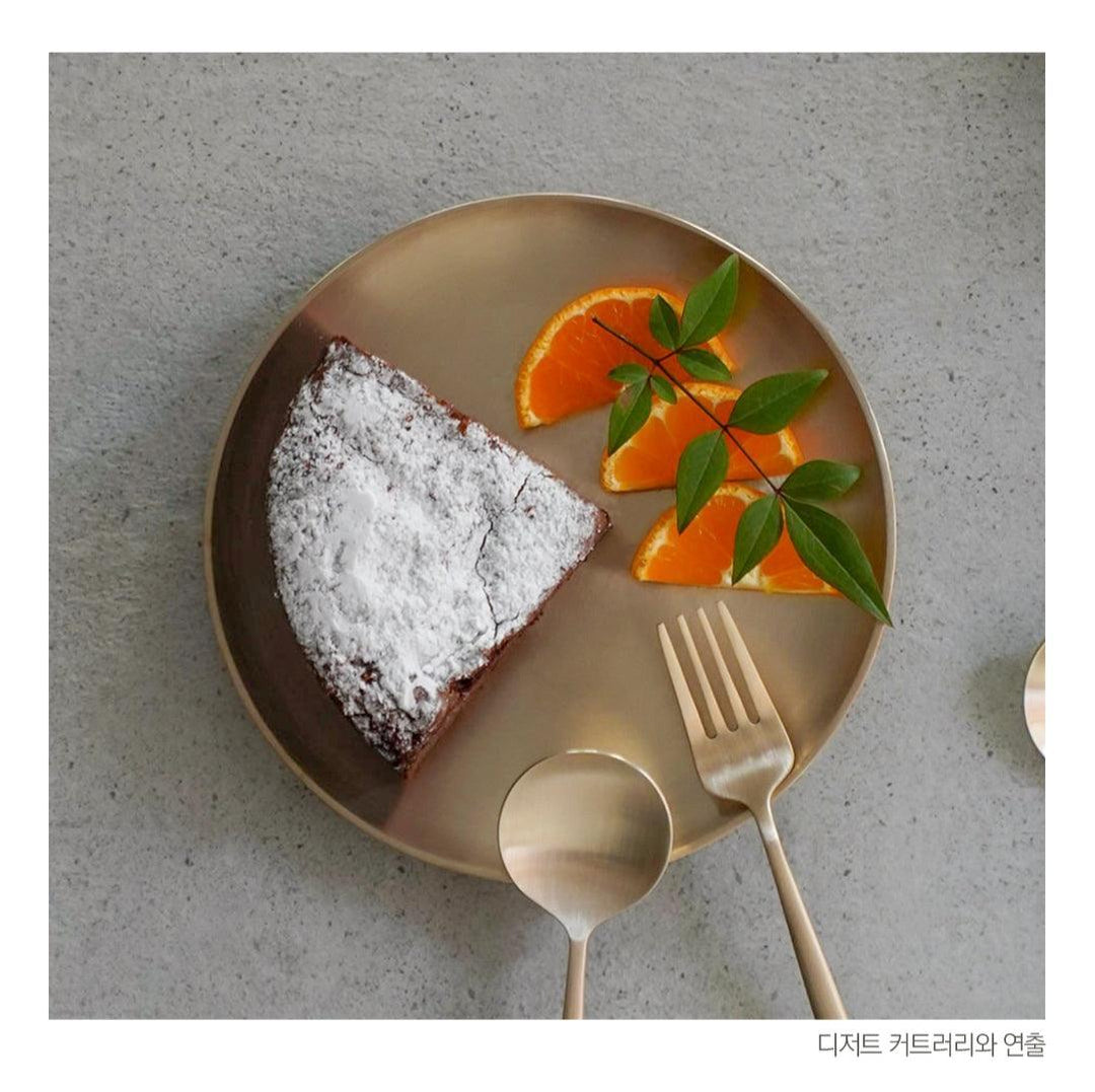Đĩa Notdam Bangjja Yugi Cake Plate + Tea Fork Set - Kallos Vietnam