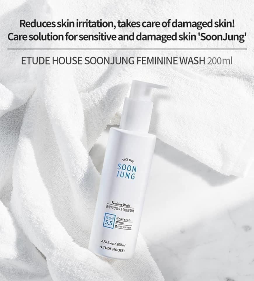 Dung Dịch Vệ Sinh Etude House Soon Jung Feminine Wash - Kallos Vietnam