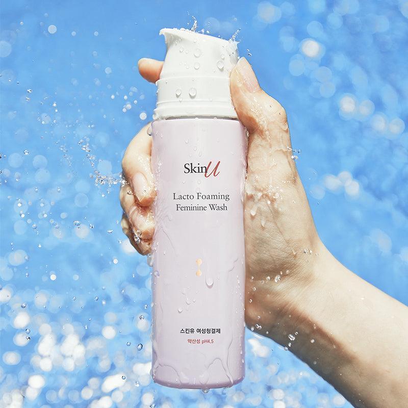 Dung Dịch Vệ Sinh Phụ Nữ Happy Bath Skin U Lacto Foaming Feminine Wash - Kallos Vietnam