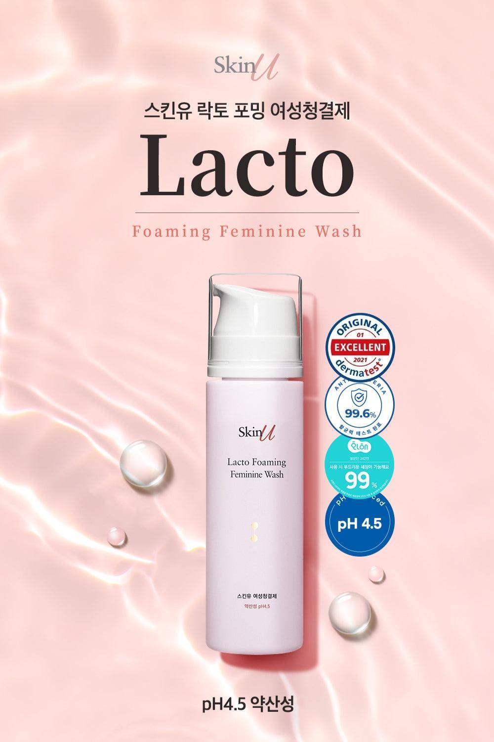 Dung Dịch Vệ Sinh Phụ Nữ Happy Bath Skin U Lacto Foaming Feminine Wash - Kallos Vietnam