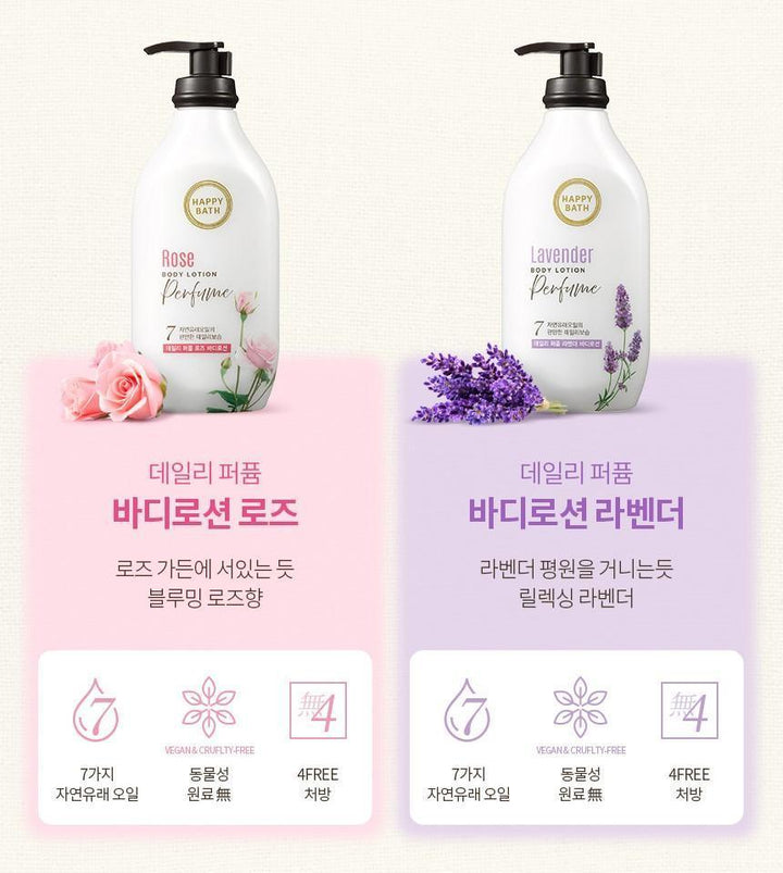 Dưỡng Thể Happy Bath Daily Perfume Body Lotion - Kallos Vietnam