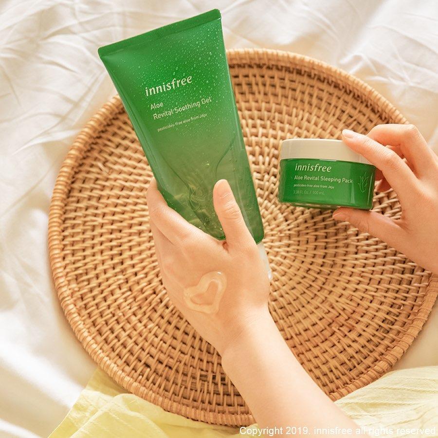 Dưỡng Thể Innisfree Aloe Revital Soothing Gel - Kallos Vietnam