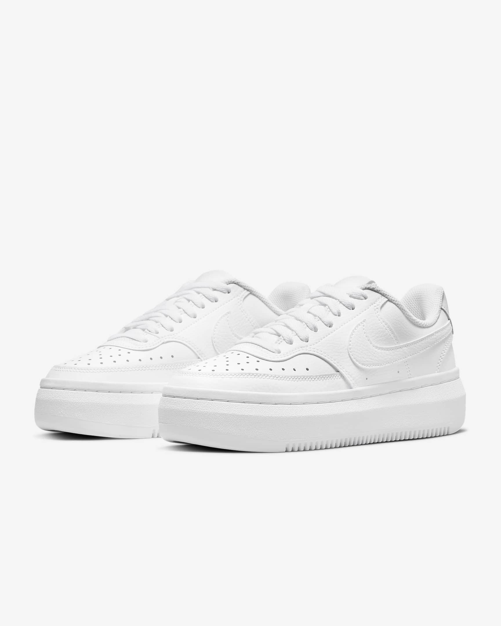 Giày Nike Court Vision Alta Women Shoes #White - Kallos Vietnam