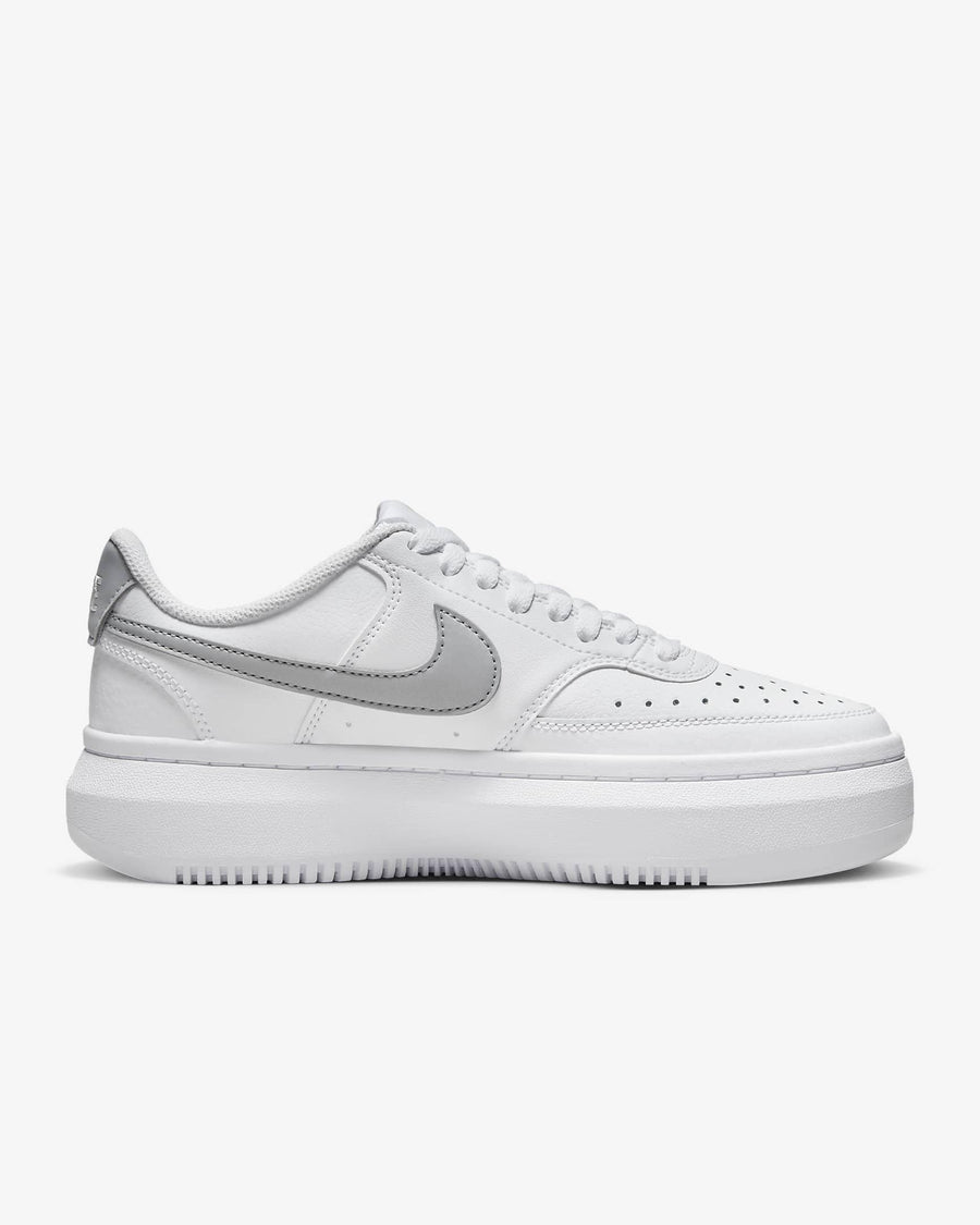 Giày Nike Court Vision Alta Women Shoes #Metallic Platinum - Kallos Vietnam