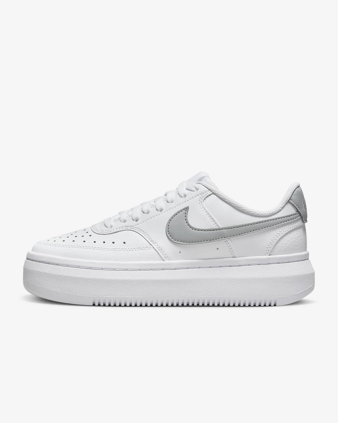 Giày Nike Court Vision Alta Women Shoes #Metallic Platinum - Kallos Vietnam